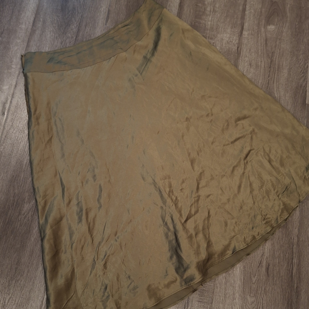 ECI Olive A-Line Skirt